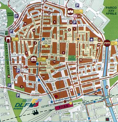 L'ubicazione del DLF nella nostra città.