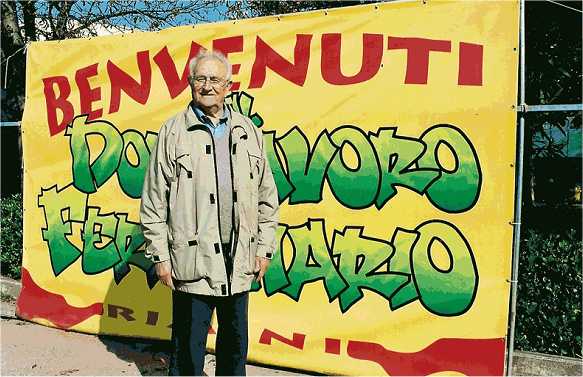  Guido Lucchini orgogliosamente d&agrave; il benvenuto al DLF Rimini. 